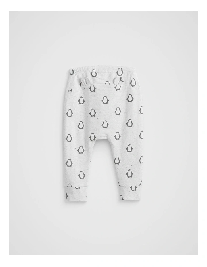 Mini Penguin Legging in Icy Marle image 2