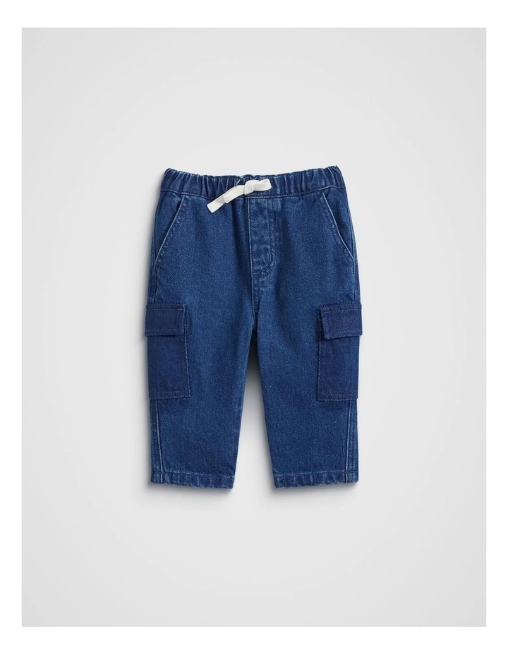 Pocket Jeans in Dark Cobalt Wash image 1