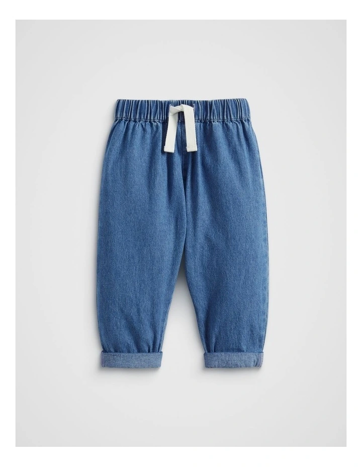 Denim Pant in Bright Blue Wash image 1