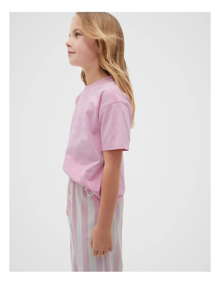 Oversized Tee in Candy Pink image 1