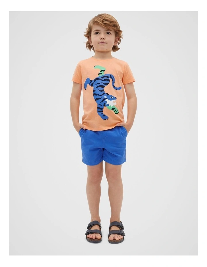 Tiger Tee in Mango image 2