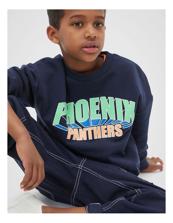 Phoenix Sweat Top in Midnight Blue image 1
