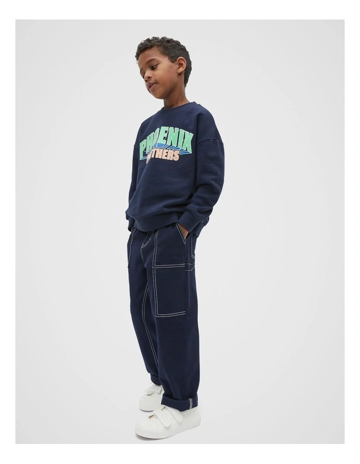 Phoenix Sweat Top in Midnight Blue image 2