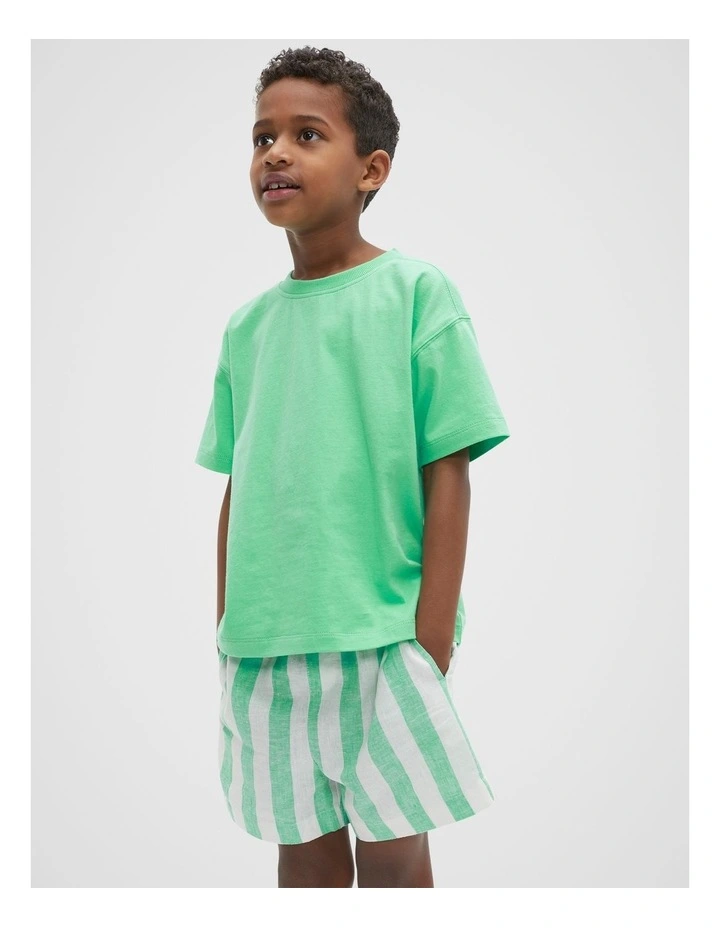 Oversized Tee in Pine Lime image 1