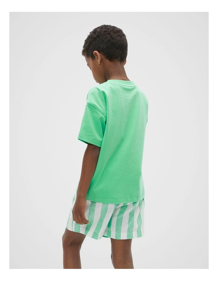 Oversized Tee in Pine Lime image 3