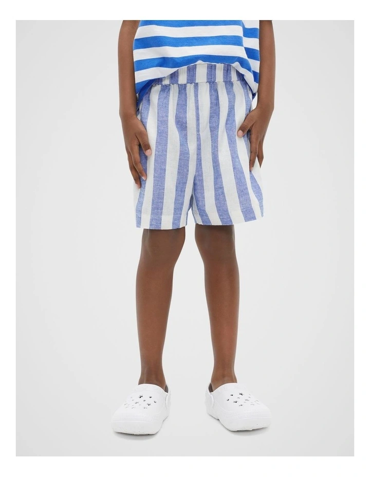 Stripe Short in Wave Blue image 1