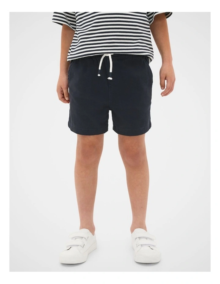 Core Logo Shorts in Midnight Blue image 1