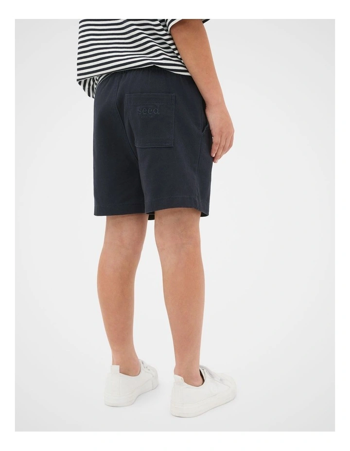 Core Logo Shorts in Midnight Blue image 2