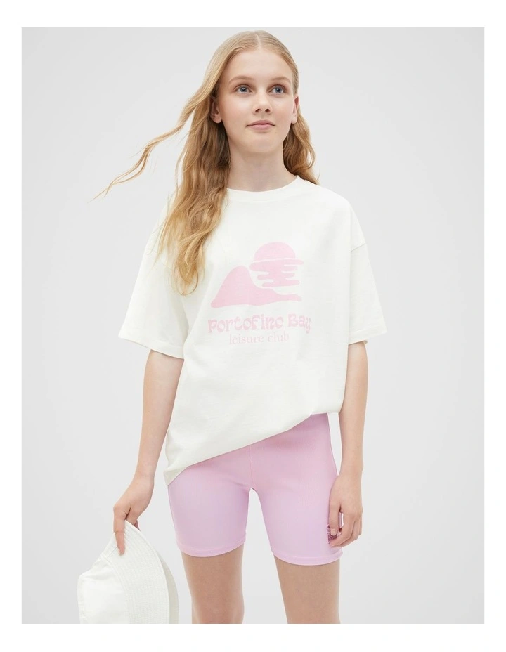 Portofino Tee in Marshmallow image 1