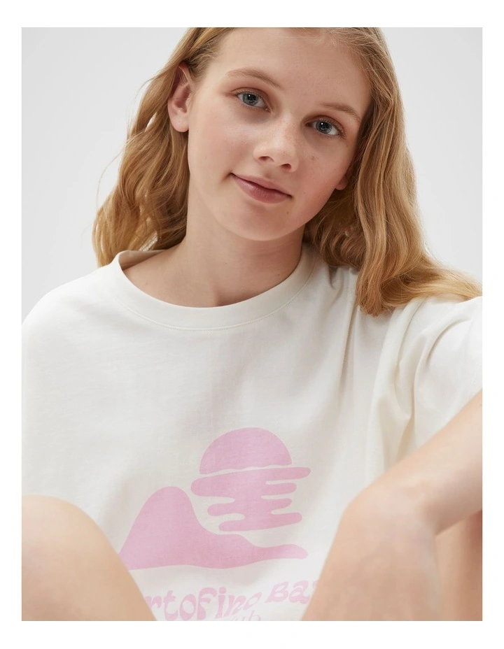 Portofino Tee in Marshmallow image 4