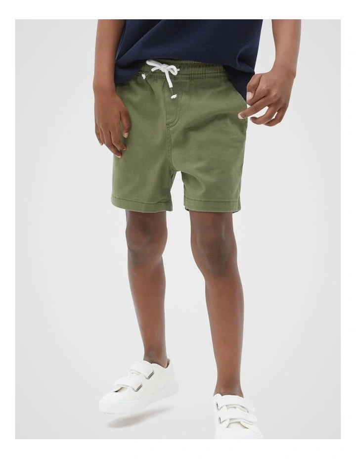 Core Logo Short in Kiwi Green image 1