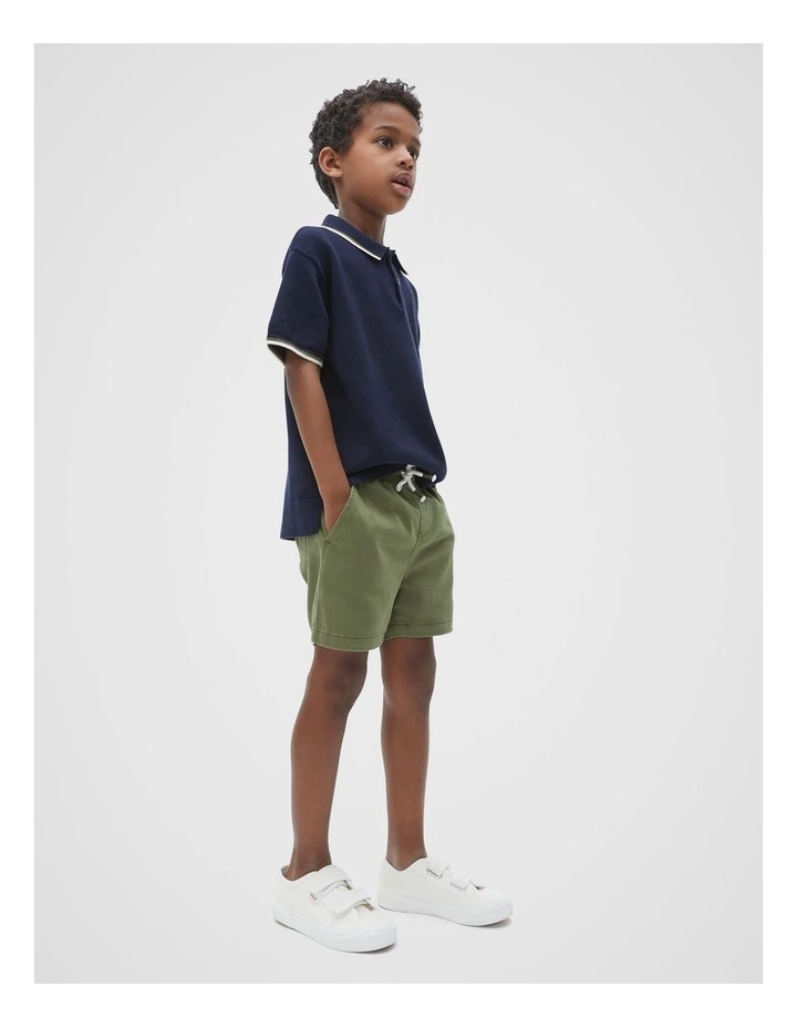 Core Logo Short in Kiwi Green image 3