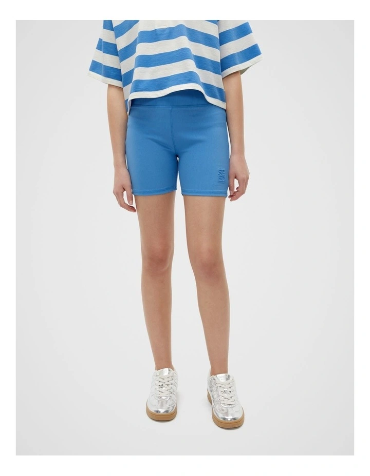 Core Logo Bike Short in Electric Blue image 1