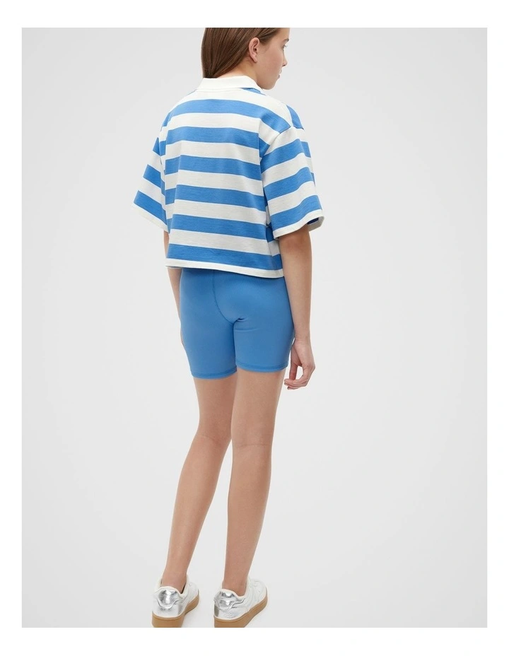 Core Logo Bike Short in Electric Blue image 2