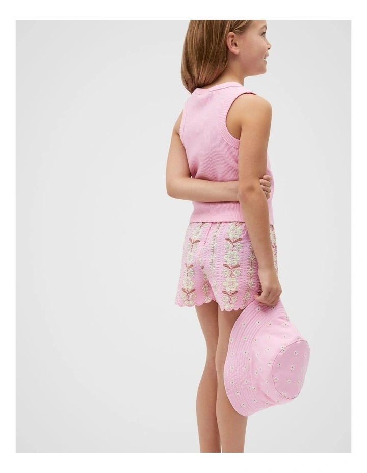 Essential Logo Tank in Pink image 2