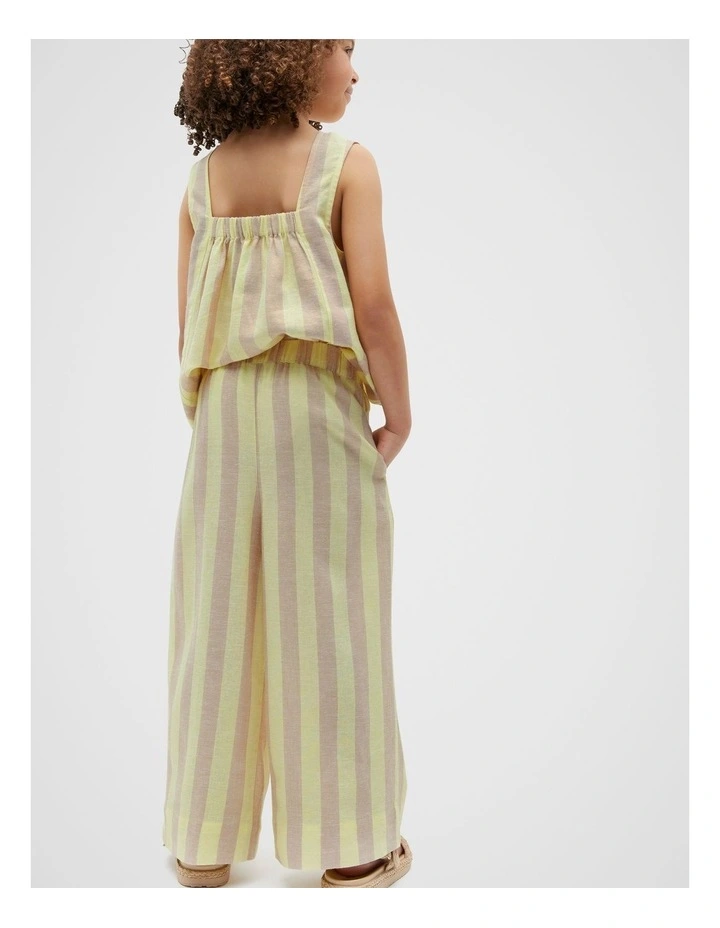 Stripe Pant in Lemon Sherbet image 2
