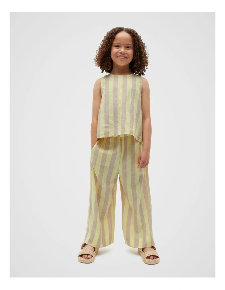 Stripe Pant in Lemon Sherbet image 3