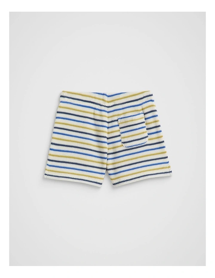 Stripe Waffle Short in Multi image 2