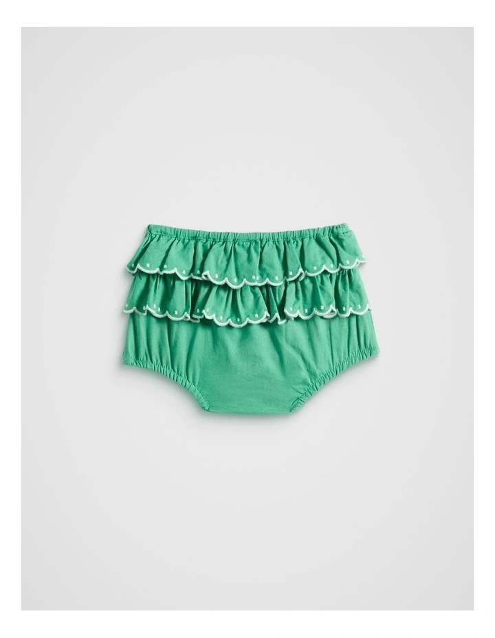 Scallop Trim Bloomer in Deep Emerald image 2