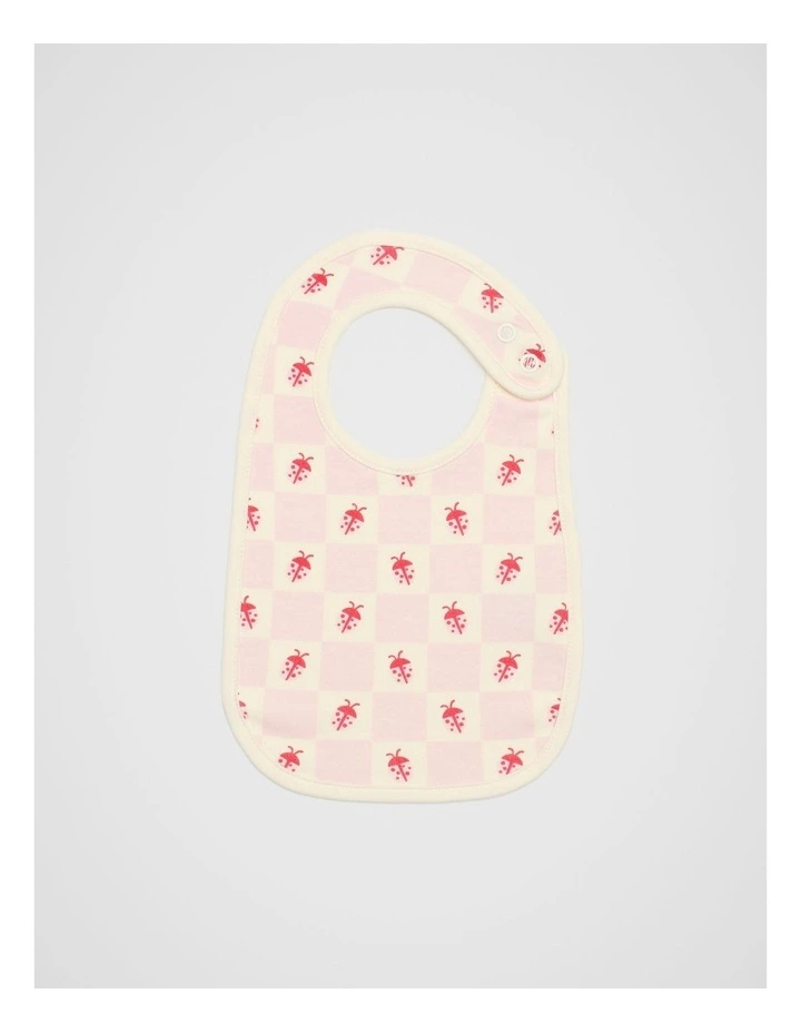 Ladybug Bib in Posie image 1