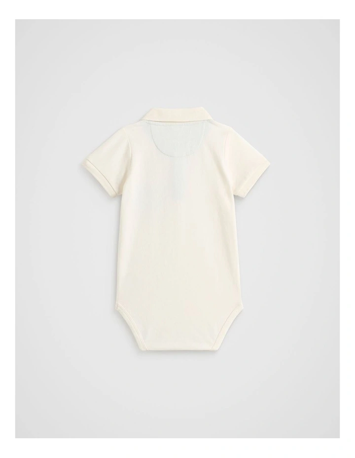 Pocket Bodysuit in Milk image 2