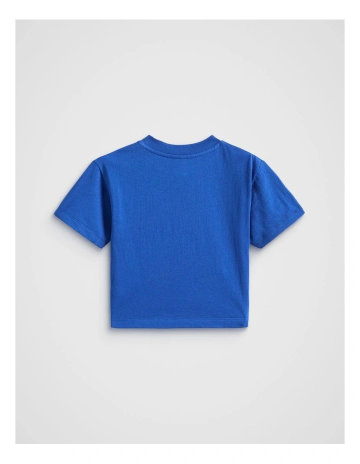 Graphic Tee in Cobalt image 2