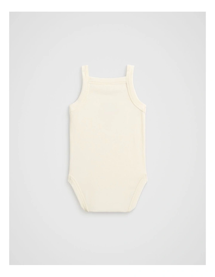 Ice Cream Singlet Bodysuit in Milk image 2