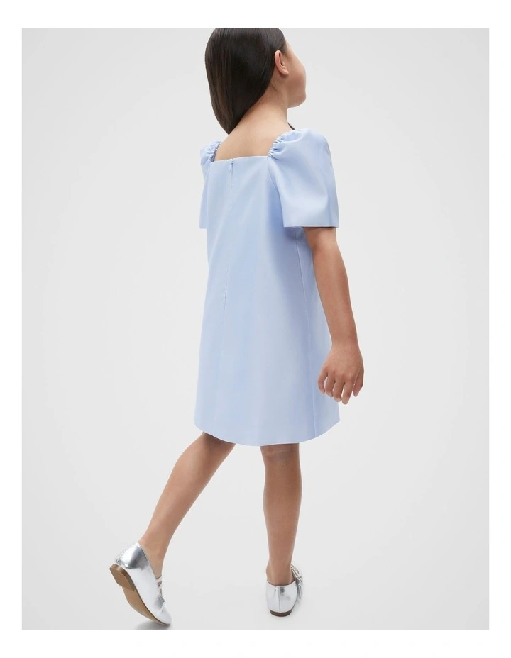 Rosette Dress in Blue image 2