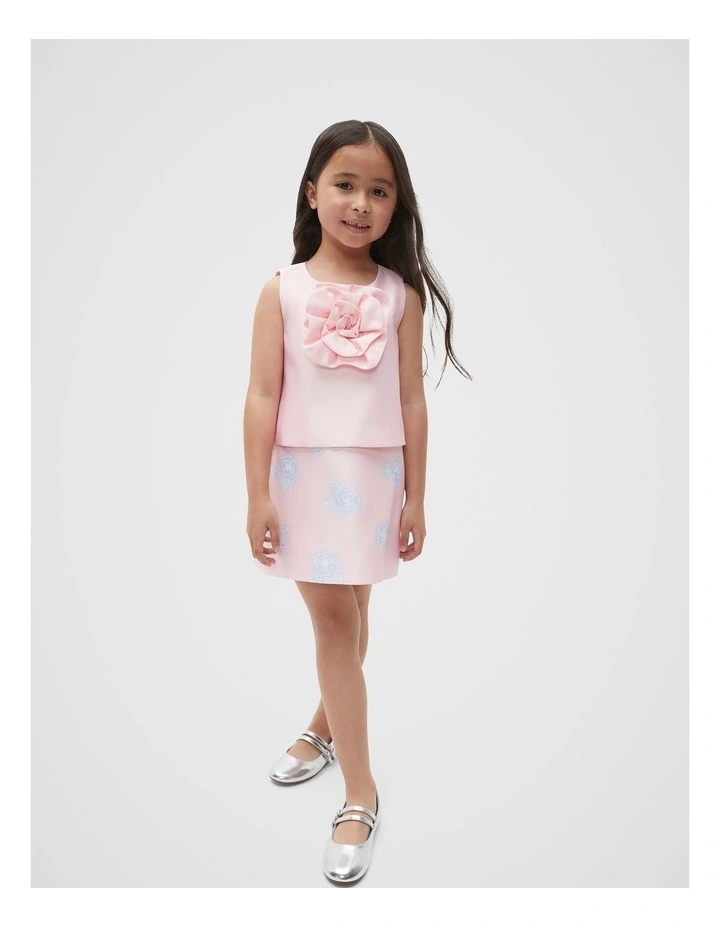Rose Skirt in Pink image 3