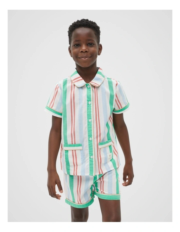 Big Stripe Pyjama in Multi image 1