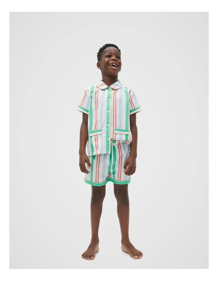Big Stripe Pyjama in Multi image 3