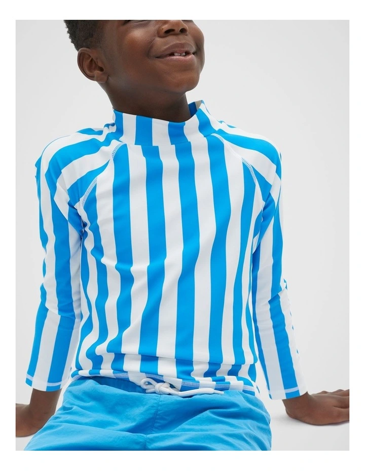 Stripe Rashvest in Blue image 1