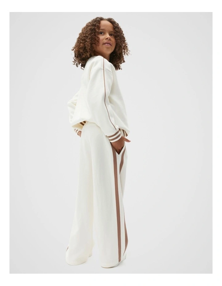 Essential Track Pant in Classic Cream image 2