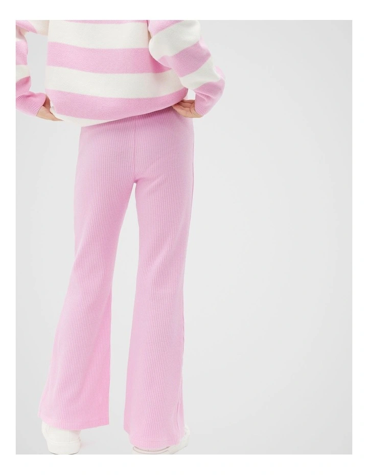 Essential Flare Legging in Fairy Floss image 2