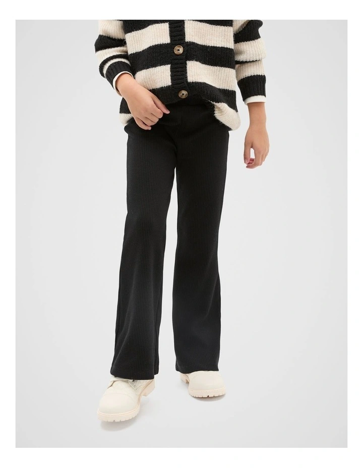 Essential Flare Legging in Black image 1
