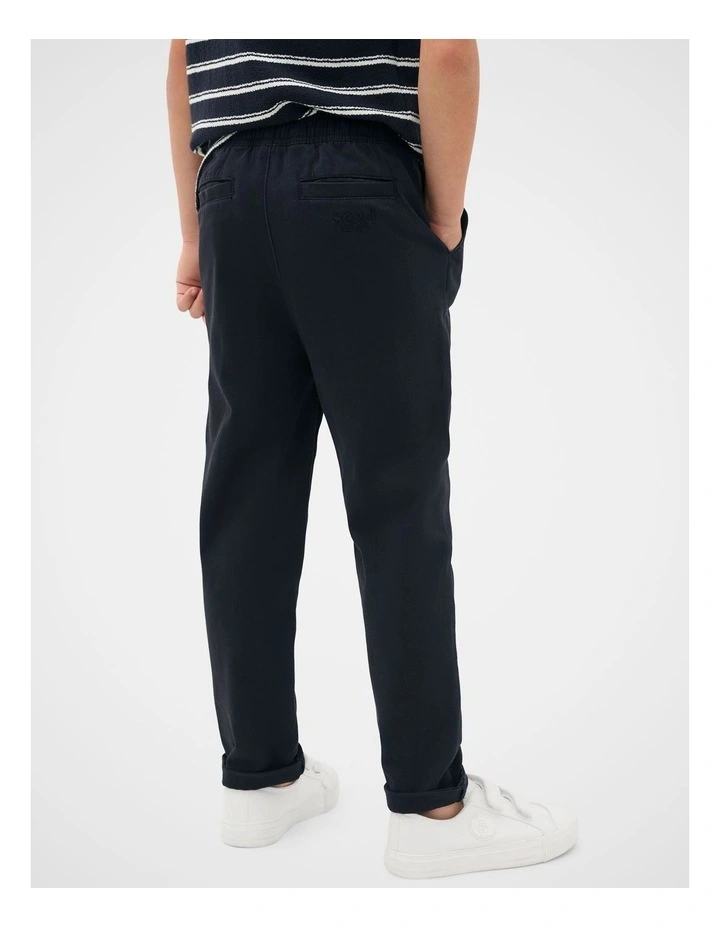 Core Logo Chino in Midnight Blue image 2