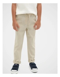 Core Logo Chino Pant in Cool Stone
