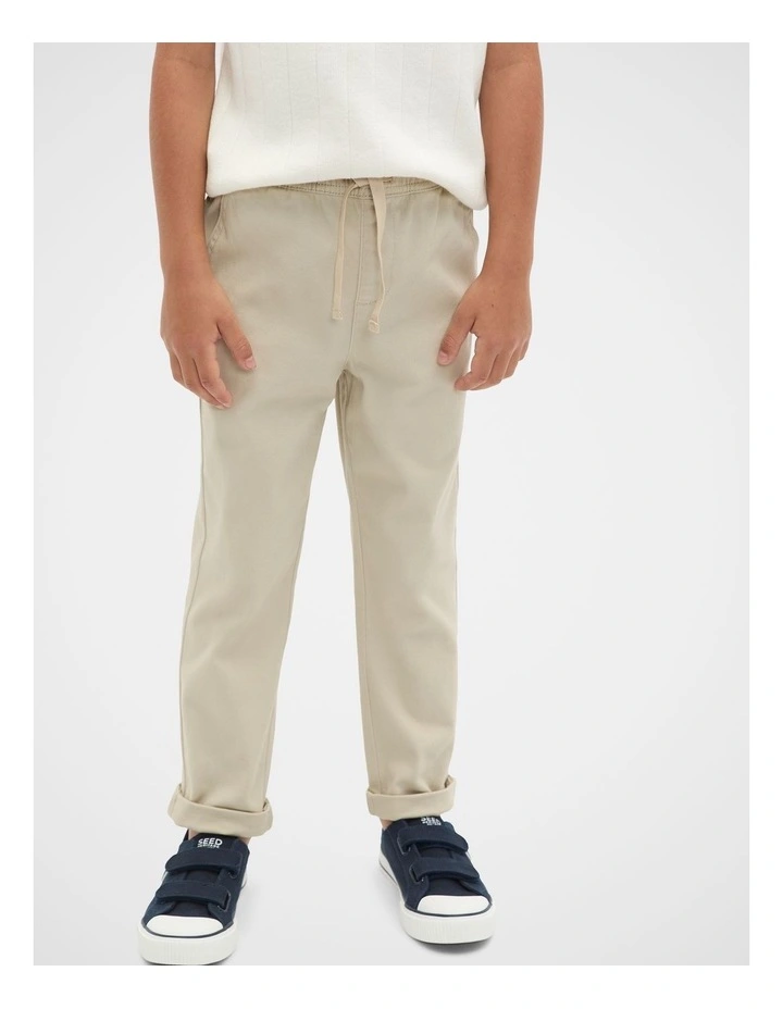 Core Logo Chino Pant in Cool Stone image 1