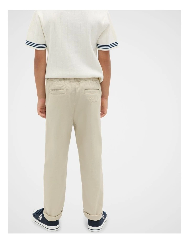 Core Logo Chino Pant in Cool Stone image 2