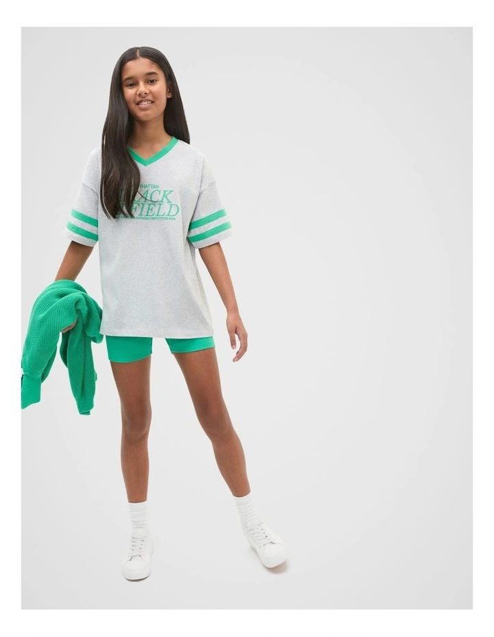 Manhattan Tee in White image 3