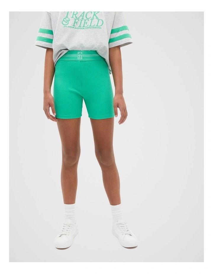 Core Logo Bike Short in Jewel Green image 1