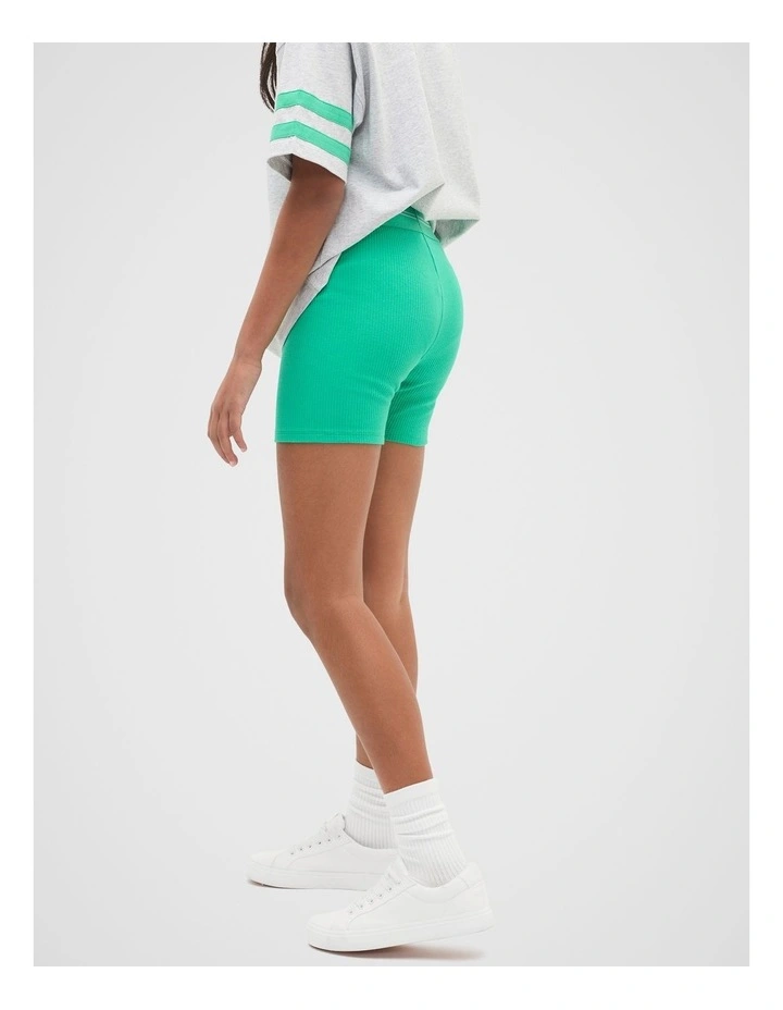 Core Logo Bike Short in Jewel Green image 2