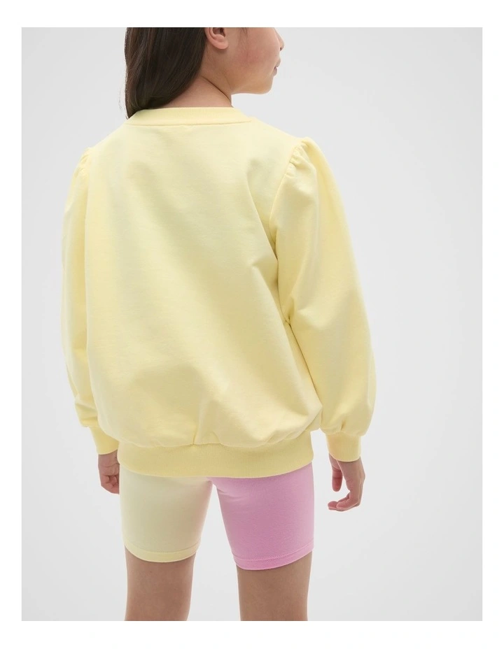 Floral Sweat in Daffodil image 2