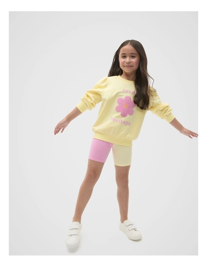 Floral Sweat in Daffodil image 3