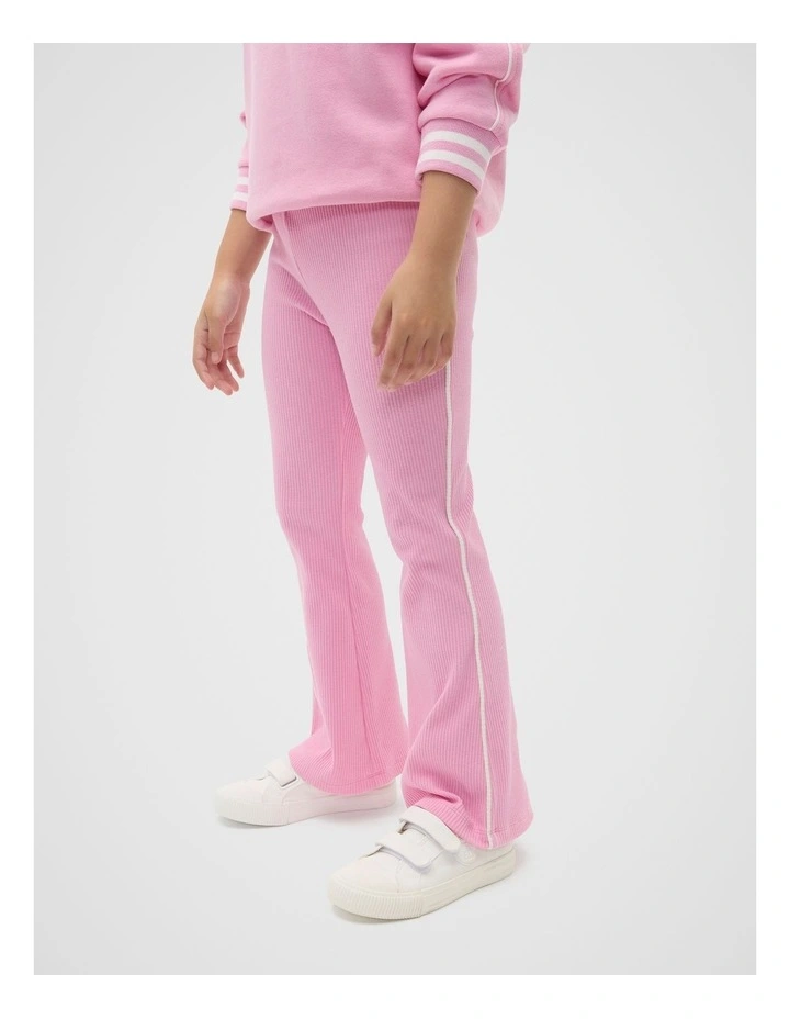 Piped Kick Flare in Candy Pink image 1