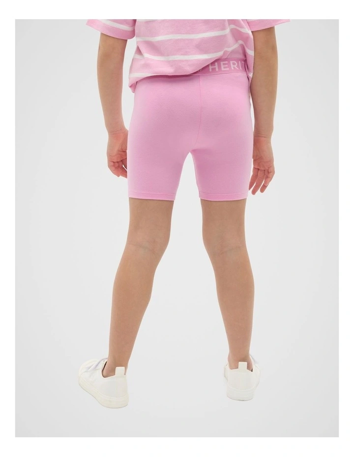 Core Logo Bike Short in Candy Pink image 2