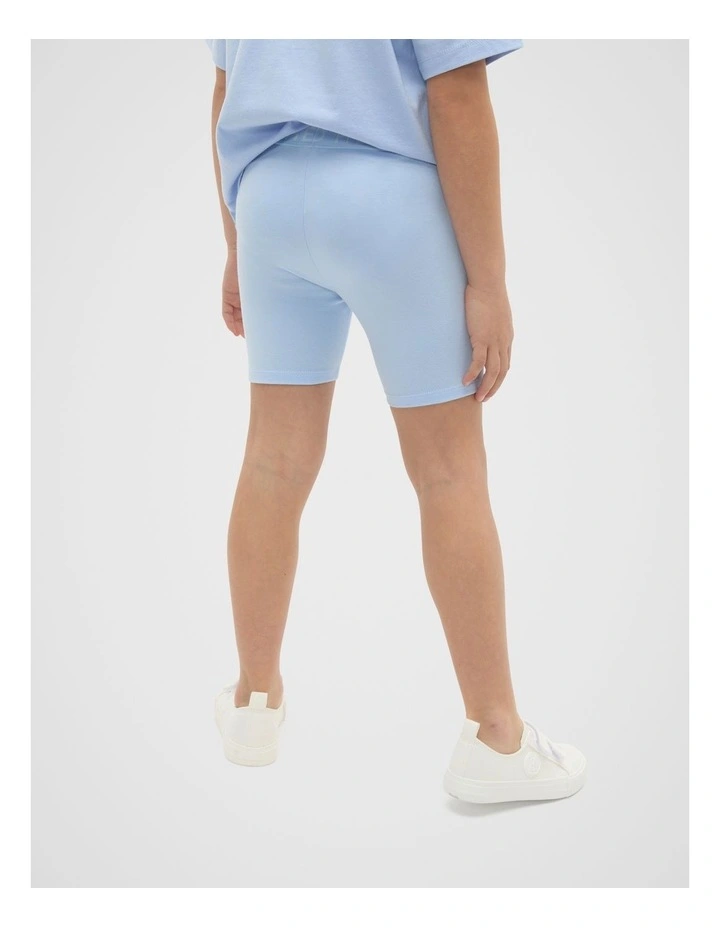 Core Logo Bike Short in Luna Blue image 2