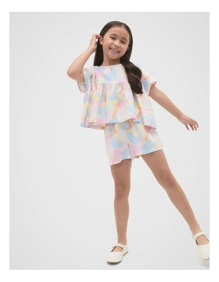 Abstract Floral Short in Multi image 3