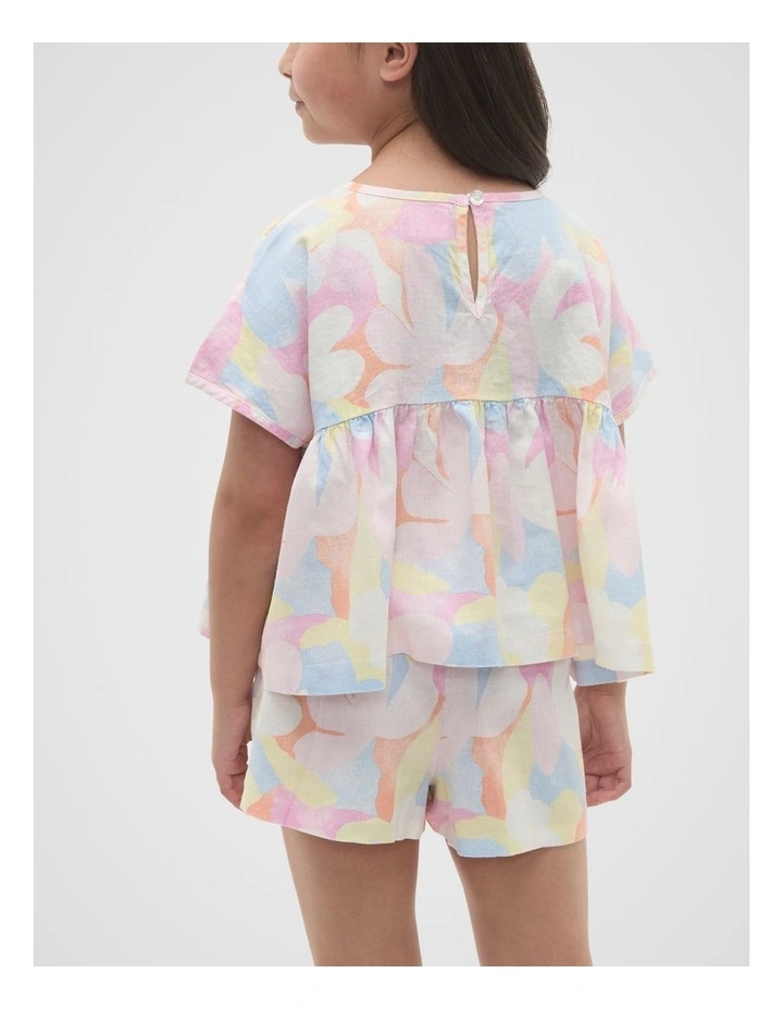 Abstract Floral Top in Multi image 2