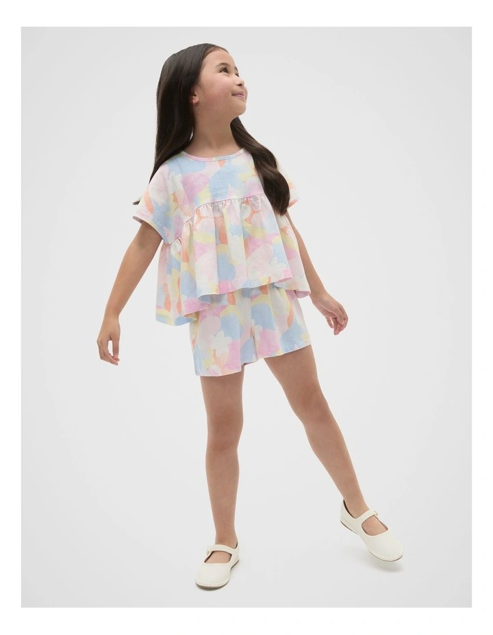 Abstract Floral Top in Multi image 3